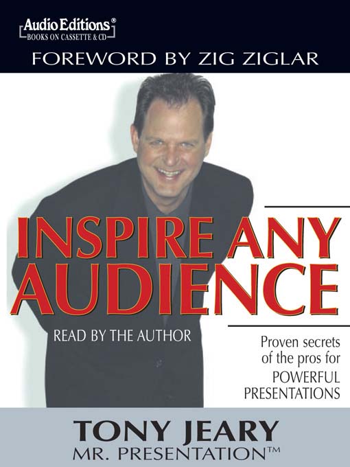 Title details for Inspire Any Audience by Tony Jeary - Available